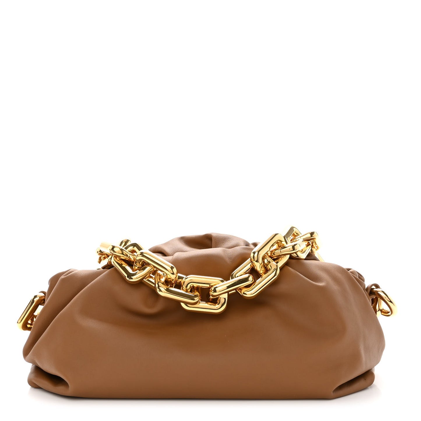 Calfskin The Pouch Chain Moutarde
