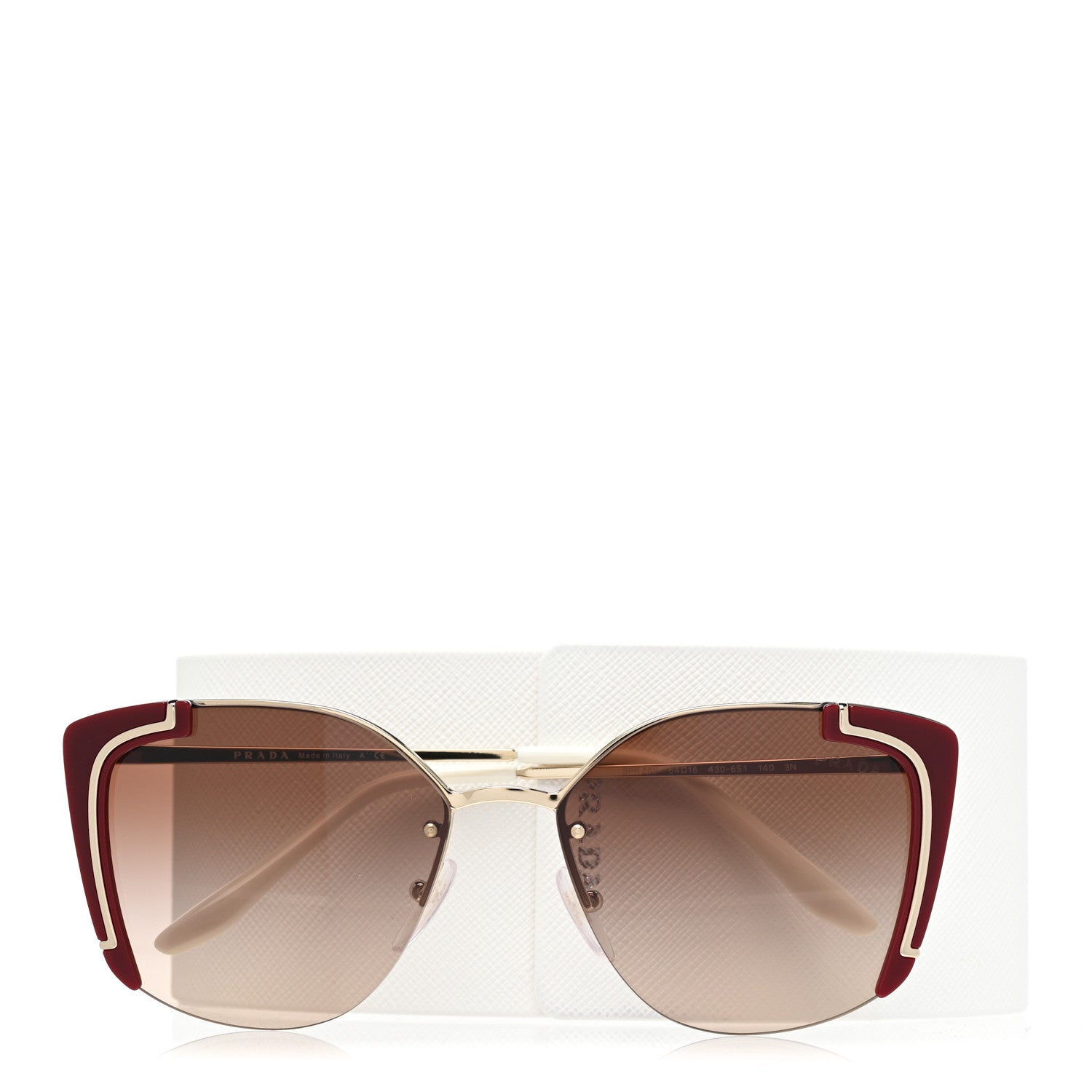 Prada Butterfly Sunglasses SPR 59V Red 8 of 8