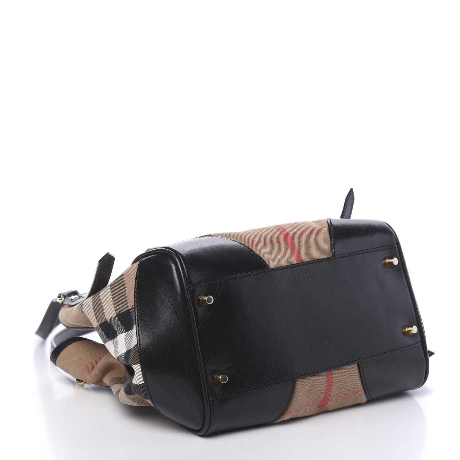 Burberry House Check Small Canterbury Tote Black 4 of 12