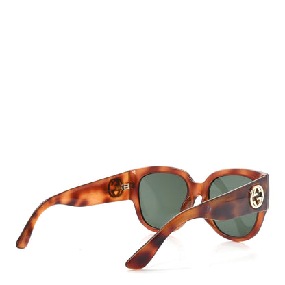 Gucci Acetate Square Frame Sunglasses GG0142SA Tortoise Tortoise 4 of 7