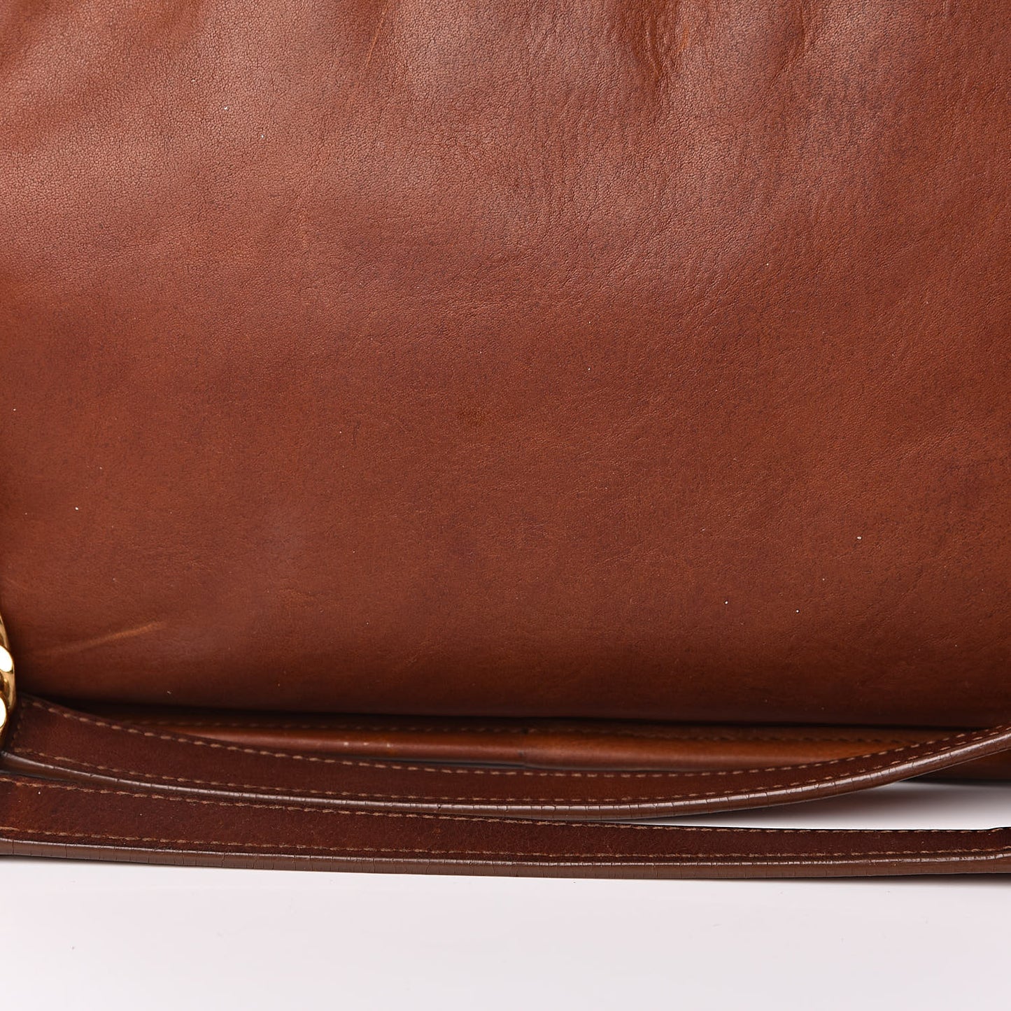 Calfskin Monogram Medium Niki Chain Satchel Cognac