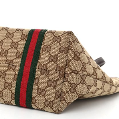 Gucci Monogram Medium Jolicoeur Tote Dark Brown 10 of 12