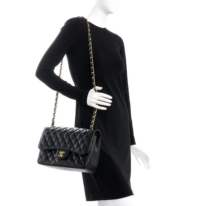 Chanel Caviar Quilted Jumbo Double Flap Black 3 of 9