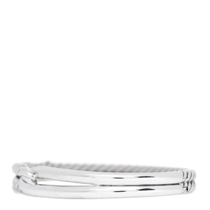 David Yurman Sterling Silver 10mm Single Loop Labyrinth Bracelet 1 of 3