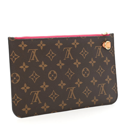 Louis Vuitton Monogram Neverfull MM GM Pochette Pivoine 3 of 7