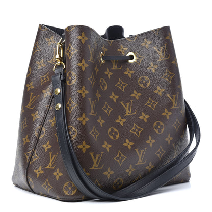 Louis Vuitton Monogram Neonoe MM Black 3 of 8