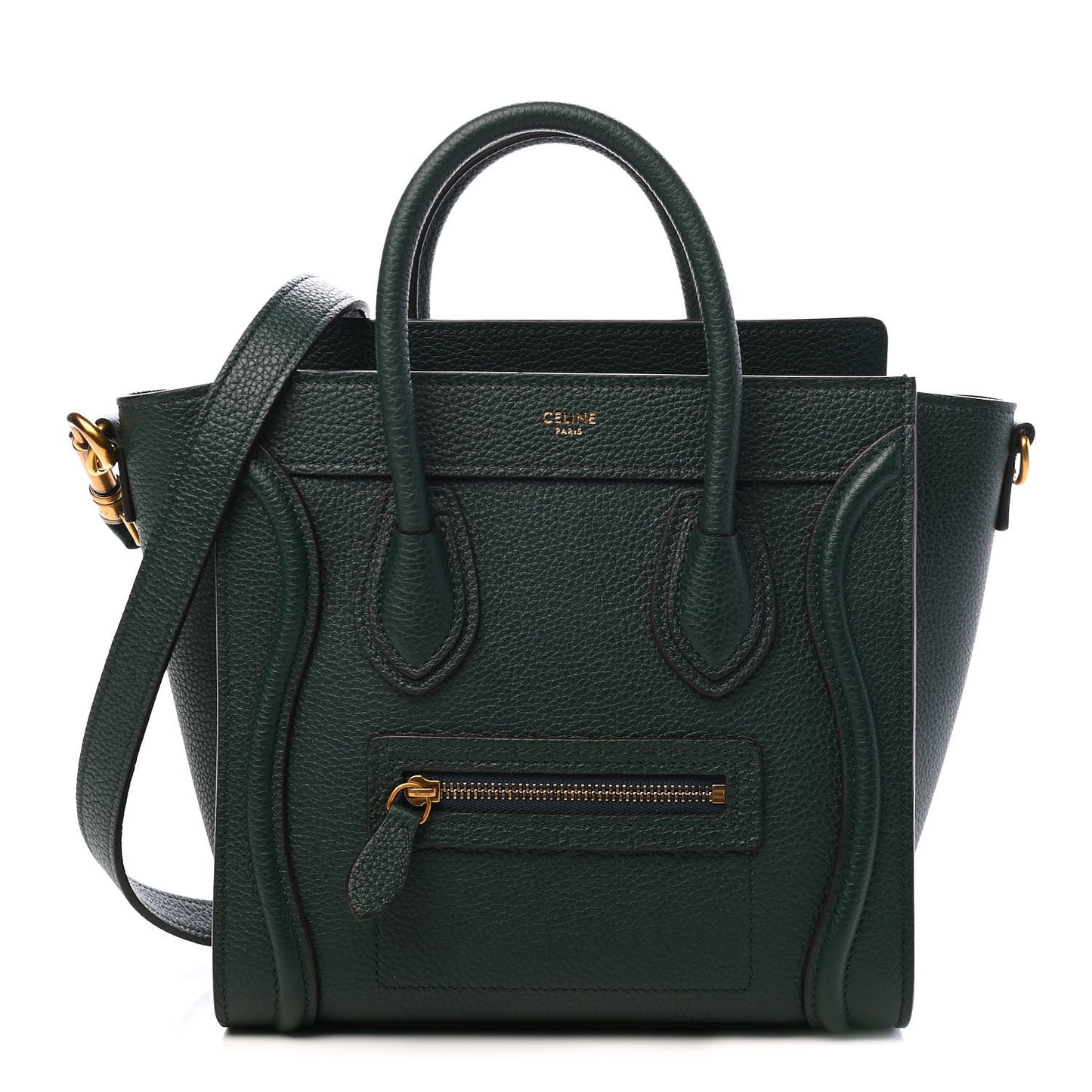 Drummed Calfskin Nano Luggage Amazone
