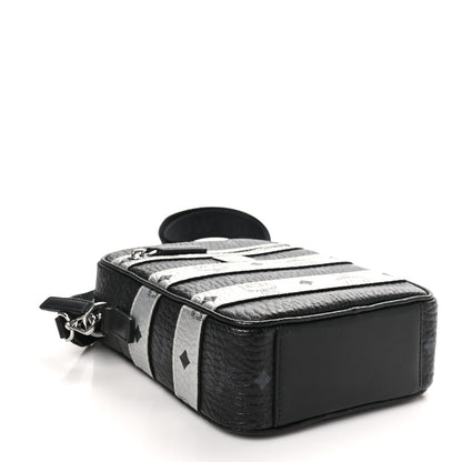 MCM Visetos Spot Crossbody Bag Black 4 of 9
