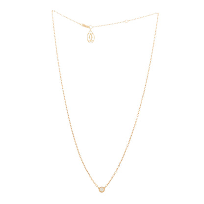Cartier 18K Pink Gold Diamond SM D'Amour Pendant Necklace 3 of 7
