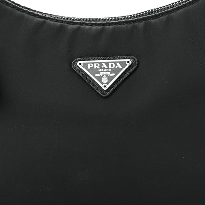 Prada Tessuto Nylon Mini Re-Edition 2000 Bag Black 8 of 14