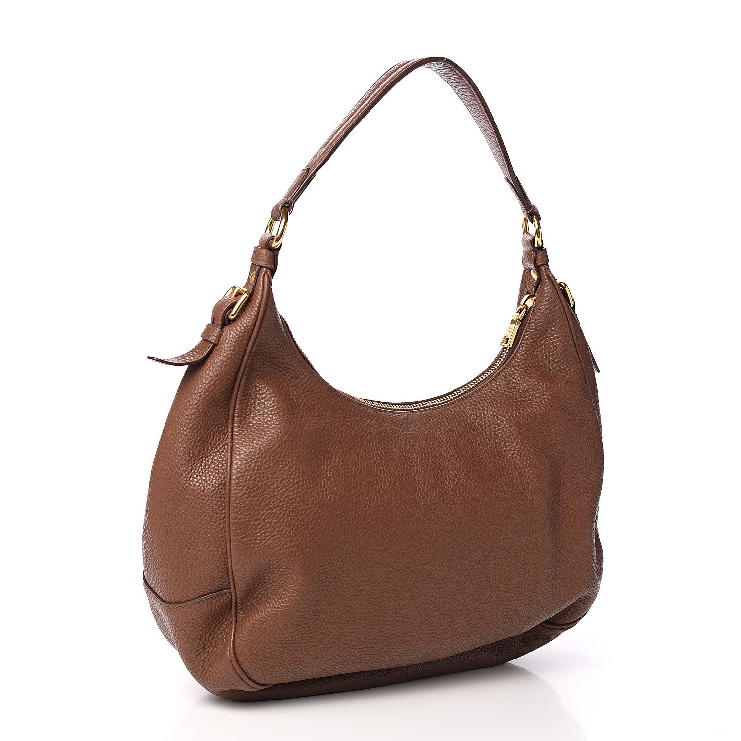 Prada Vitello Daino Hobo Cacao 2 of 9