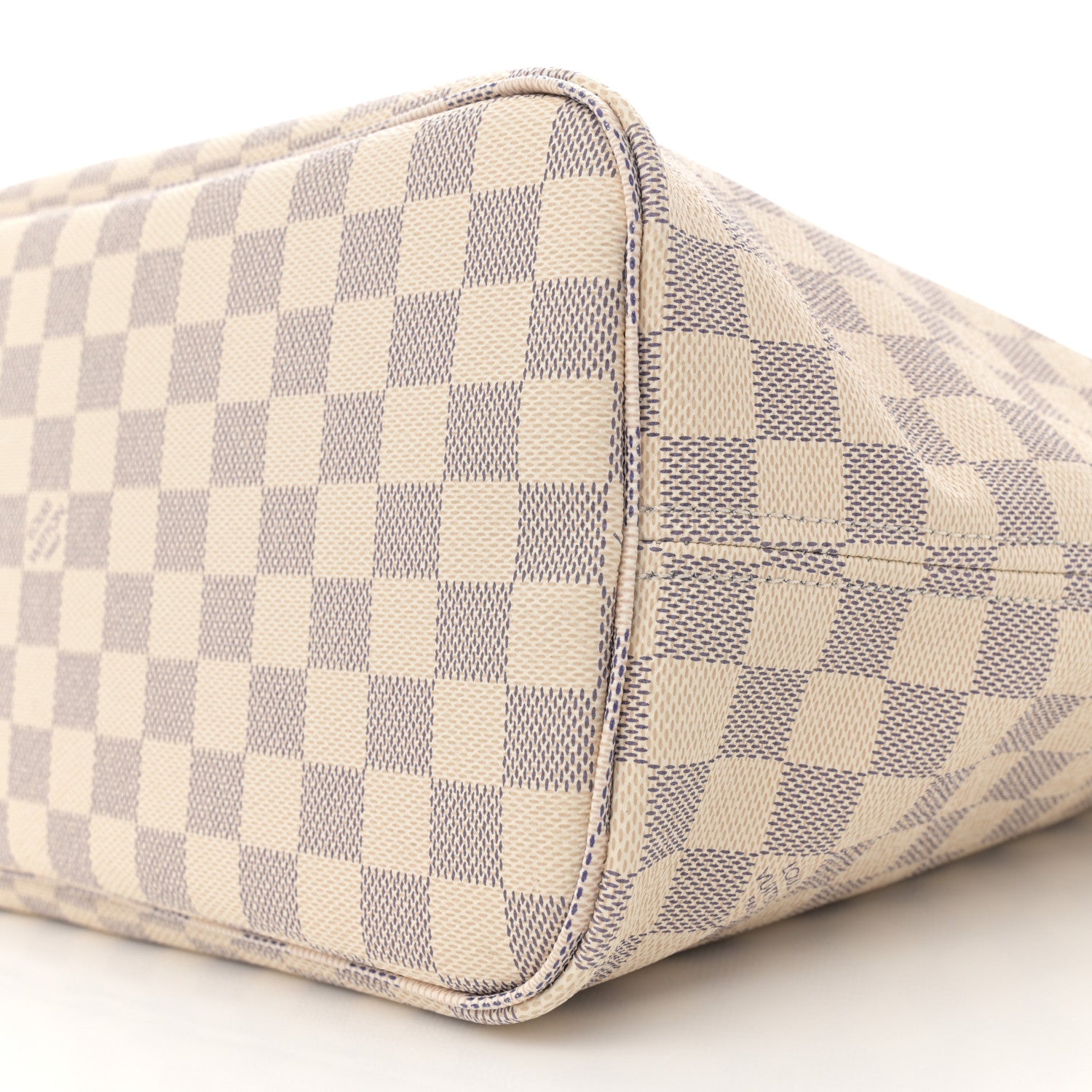 Louis Vuitton Damier Azur Neo Neverfull MM Rose Ballerine 10 of 11