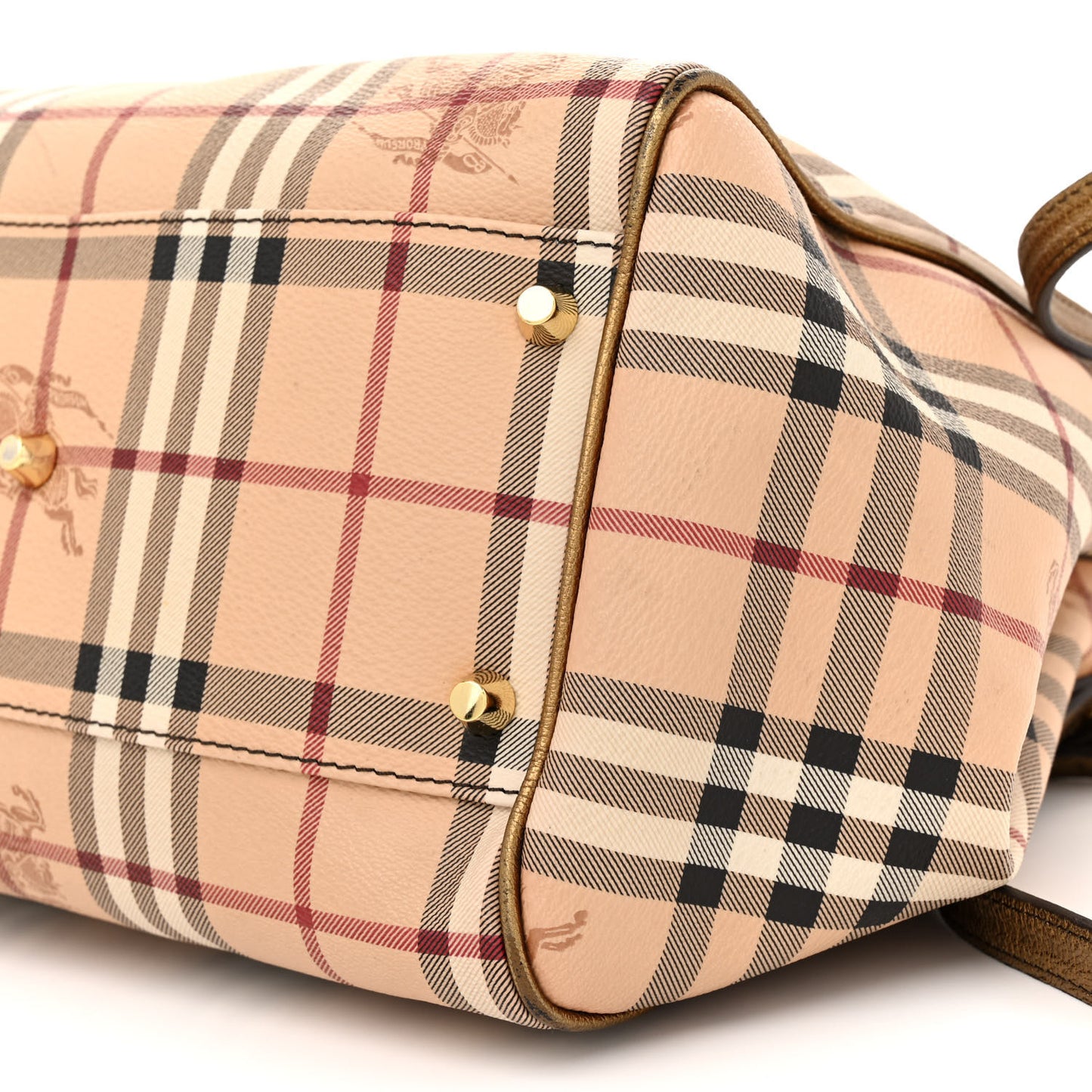 Haymarket Check Small Canterbury Tote Bronze