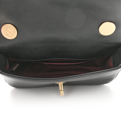 Chanel Calfskin Stitched Flap Black 5 of 11