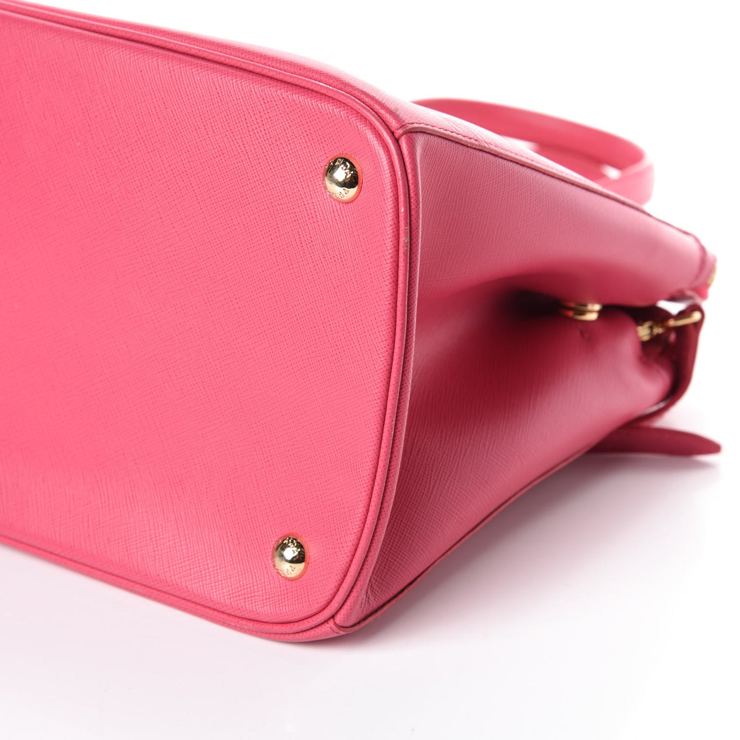 Saffiano Double Zip Tote Peonia