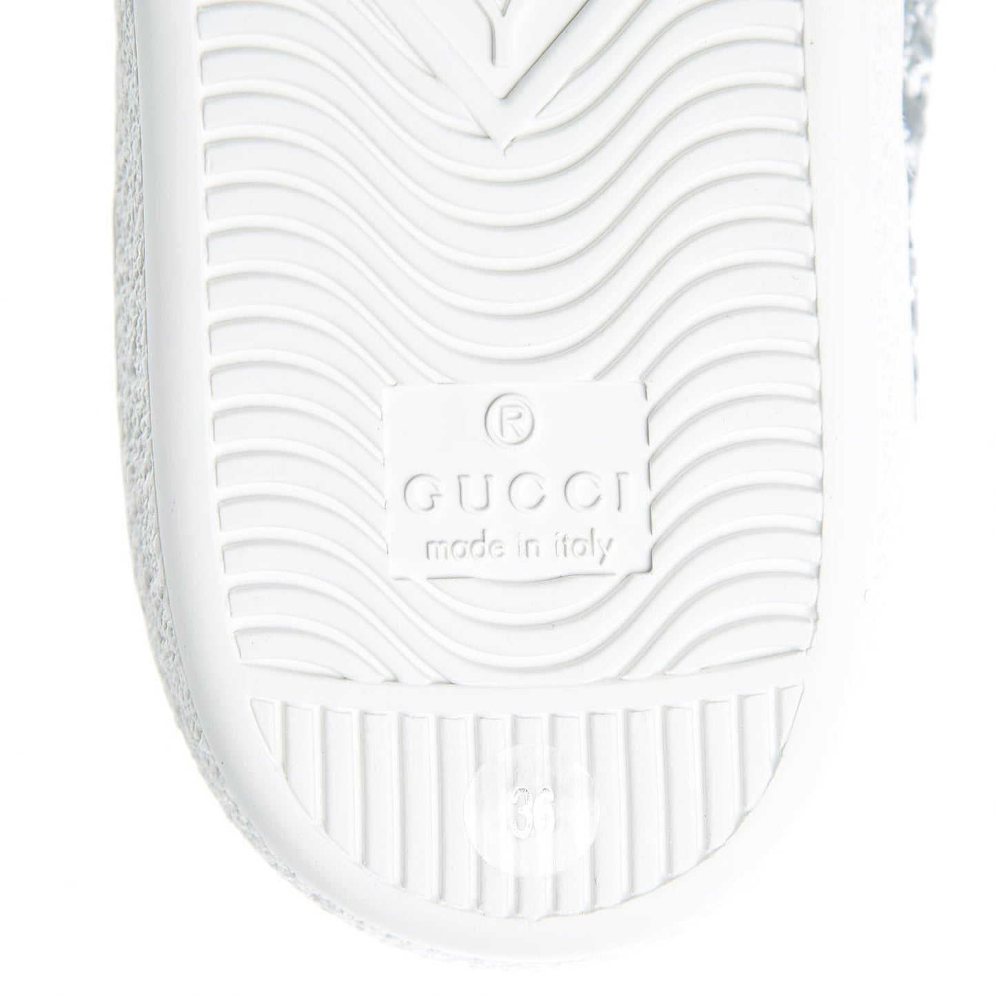 Glitter Web Ace Sneakers 36 Silver