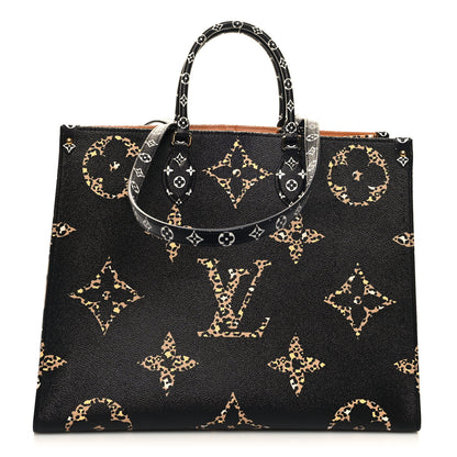 Louis Vuitton Monogram Giant Jungle Onthego GM Black 1 of 10