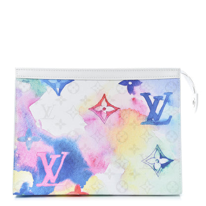 Louis Vuitton Monogram Watercolor Pochette Voyage MM Multicolor 1 of 10