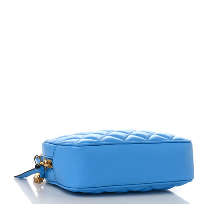 Versace Nappa Quilted Medusa Camera Bag Blue 4 of 8