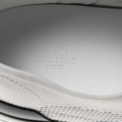 Hermes Calfskin Deep Sneakers 44 White Multicolor 6 of 10