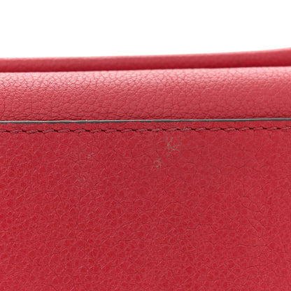 Louis Vuitton Soft Calfskin Mylockme Chain Bag BB Rubis 12 of 12