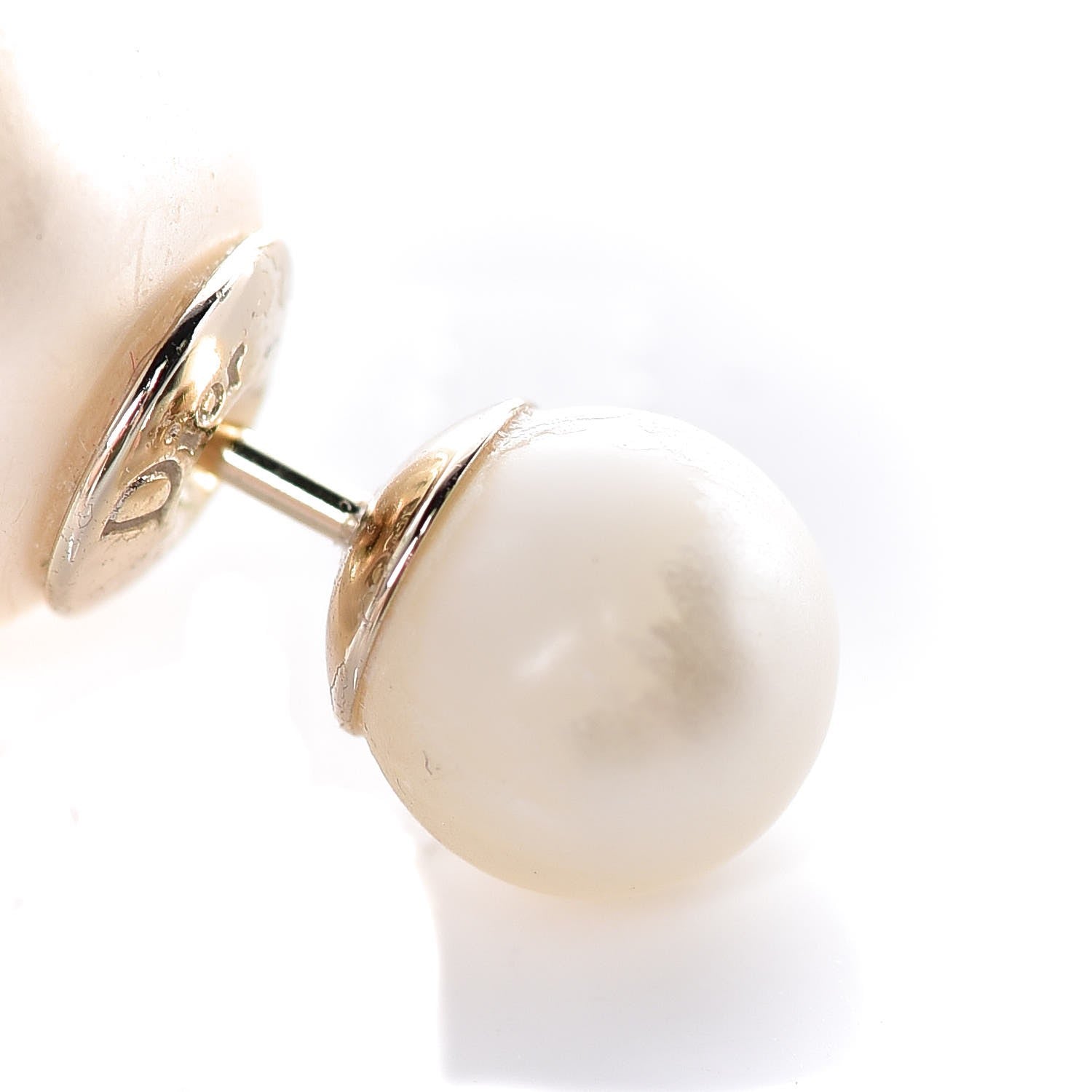 Christian Dior Pearl Mise En Dior Tribal Earrings 6 of 6