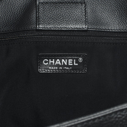 Chanel Calfskin XL Cerf Tote Black 6 of 7