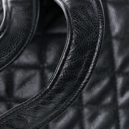 Chanel Caviar Quilted Bowler Black 16 of 17