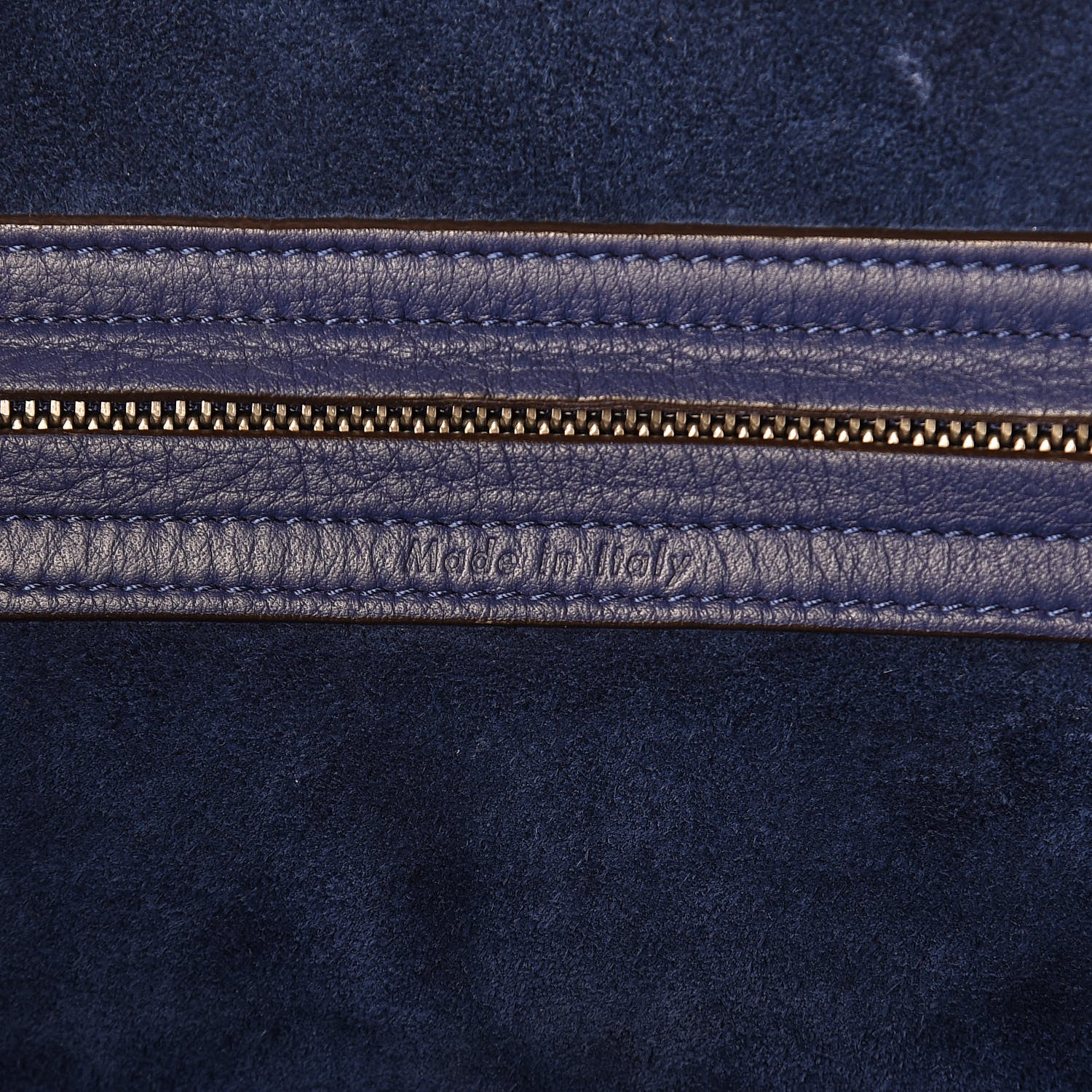 Celine Supple Calfskin Medium Phantom Luggage Indigo 6 of 10