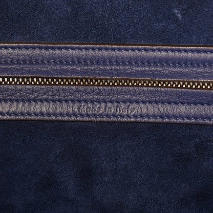 Celine Supple Calfskin Medium Phantom Luggage Indigo 6 of 10