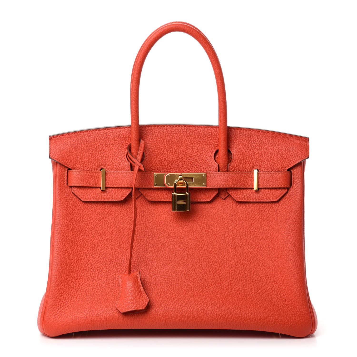 Hermes Togo Birkin 30 Capucine 1 of 34