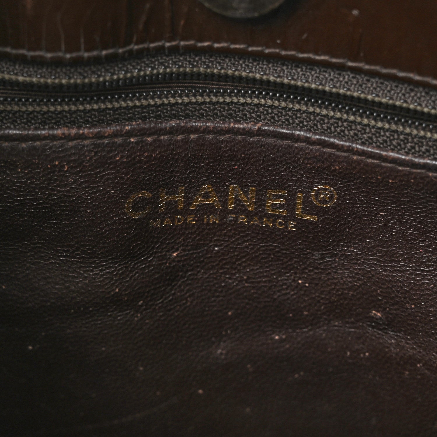 Chanel Patent Mademoiselle Tote Brown 6 of 11