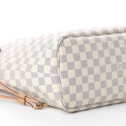 Louis Vuitton Damier Azur Neo Neverfull MM Rose Ballerine 5 of 8