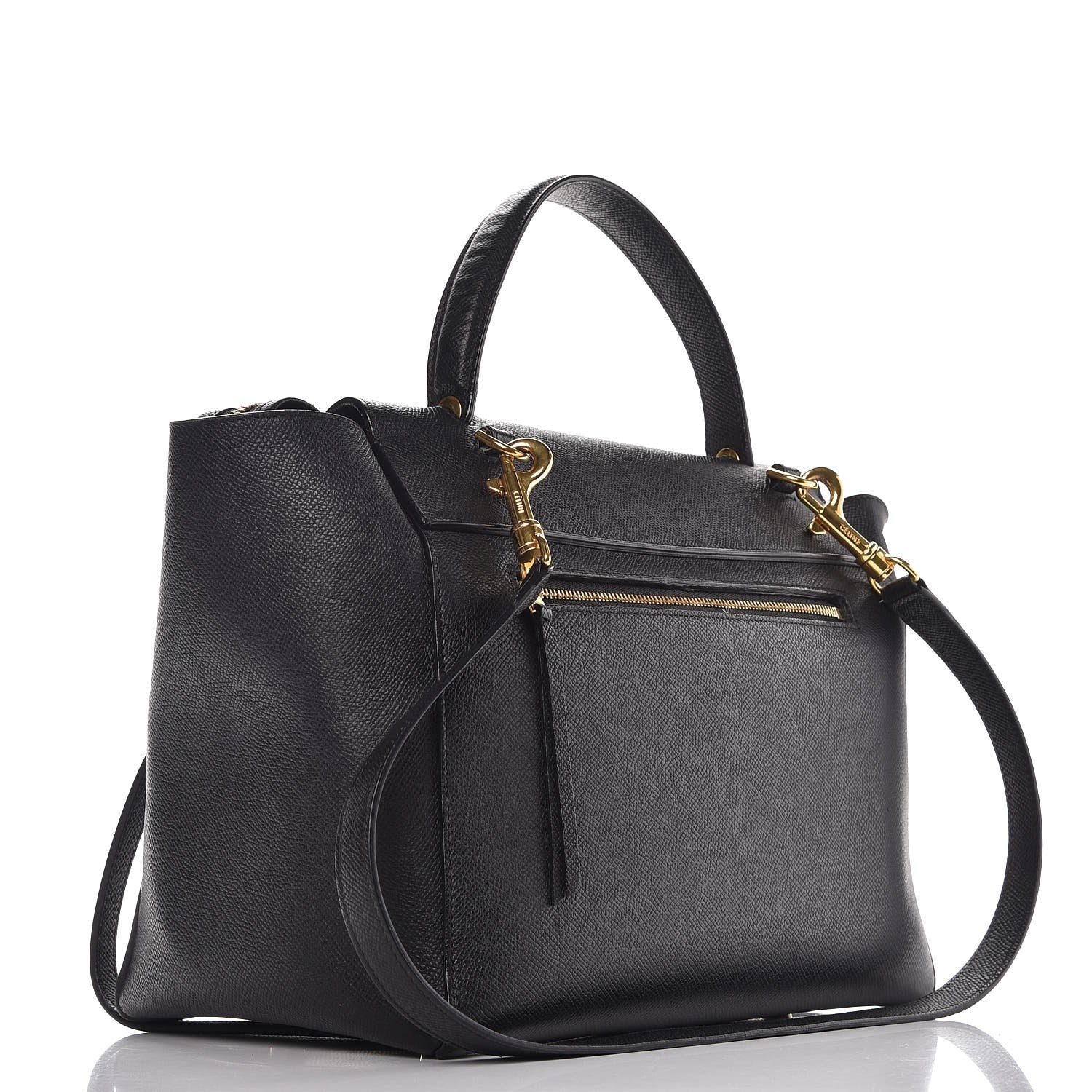 Celine Grained Calfskin Mini Belt Bag Black 4 of 15