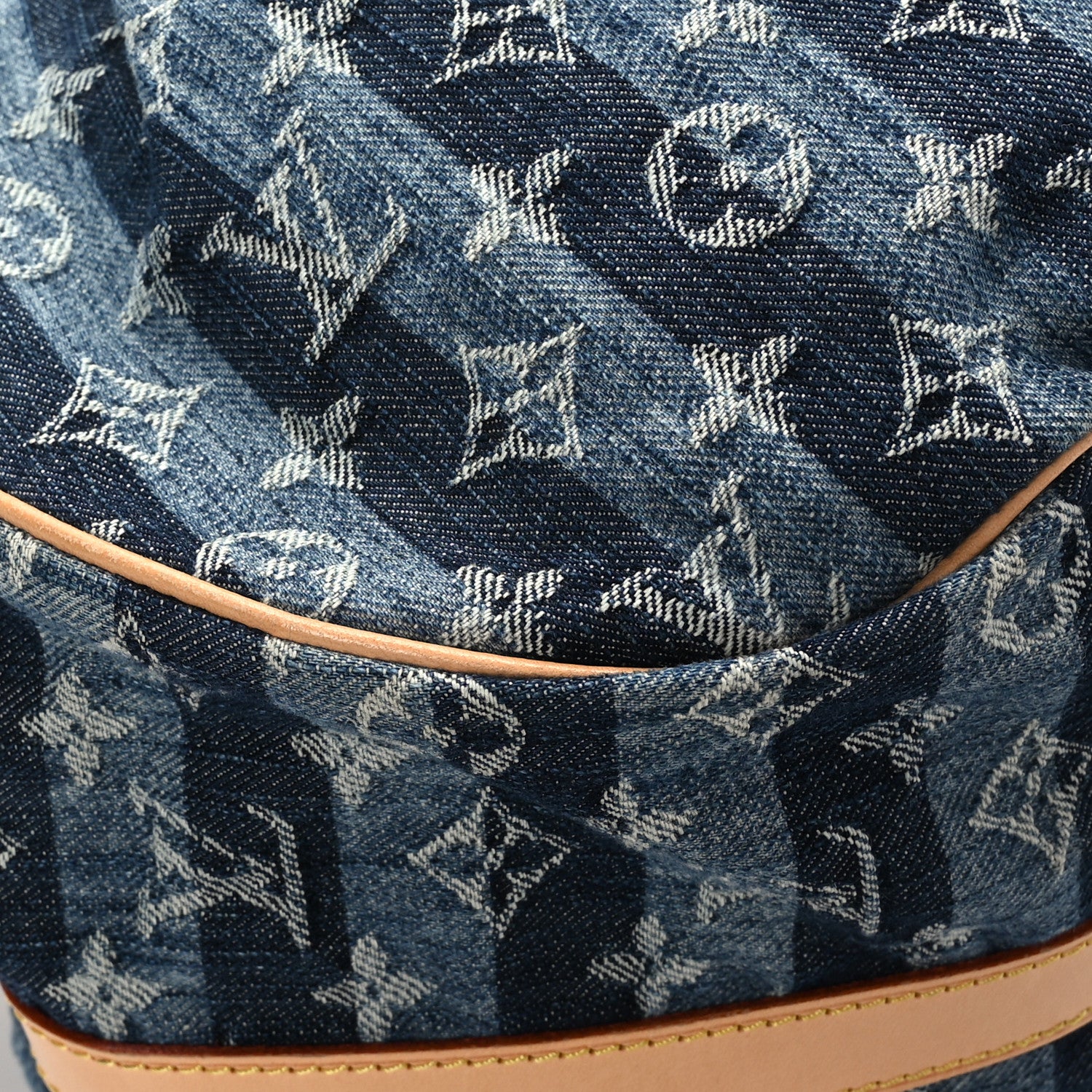 Louis Vuitton Denim Raye Cabas GM 8 of 11