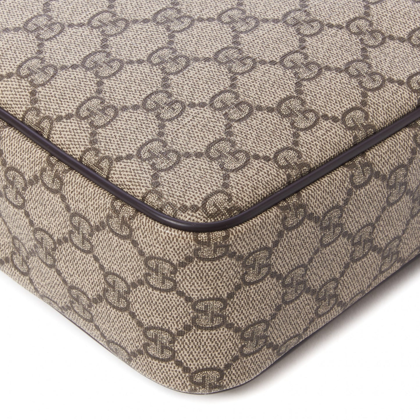 GG Plus Monogram Messenger Bag Dark Brown
