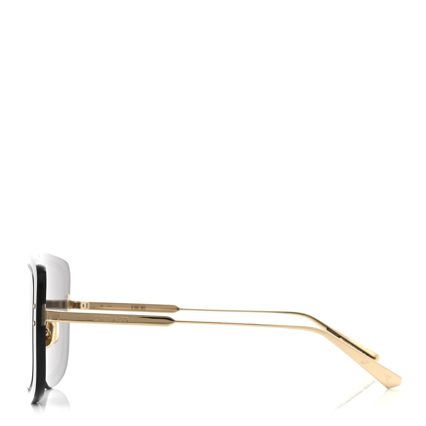 UltraDior Mask Sunglasses Gold Grey