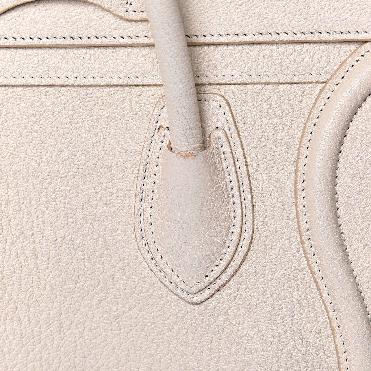Goatskin Micro Luggage White