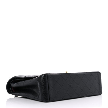 Chanel Caviar Quilted Maxi Double Flap Black 3 of 14