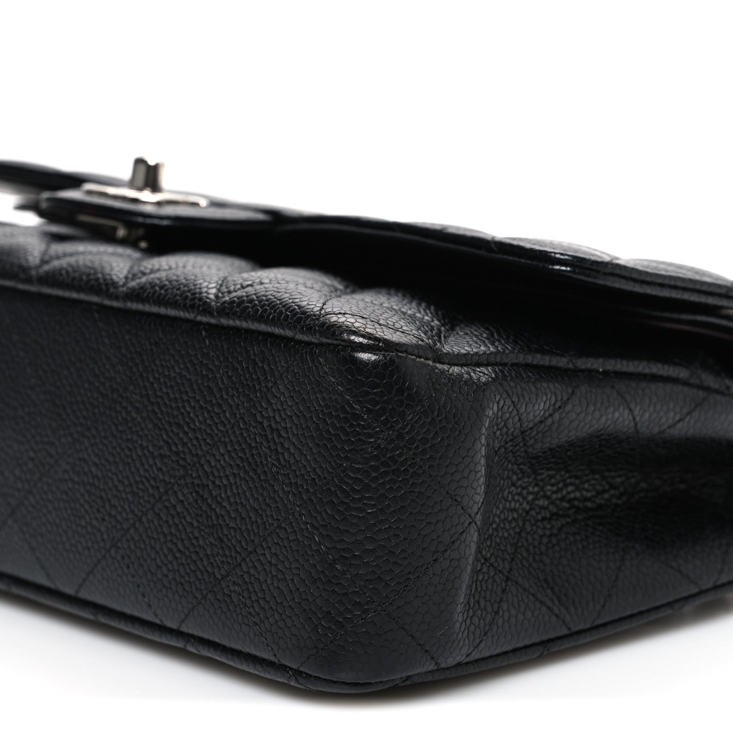 Chanel Caviar Quilted Medium Double Flap Black 10 of 11
