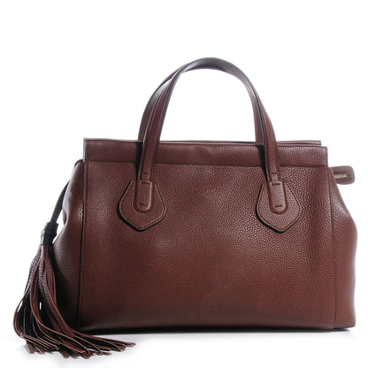 Gucci Leather Lady Tassel Top Handle Bag Nut Brown 1 of 9