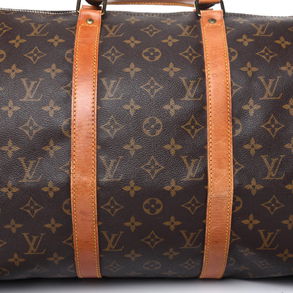 Louis Vuitton Monogram Keepall Bandouliere 50 21 of 46