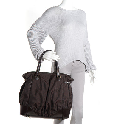 Gucci Monogram Full Moon Tote Brown 2 of 7