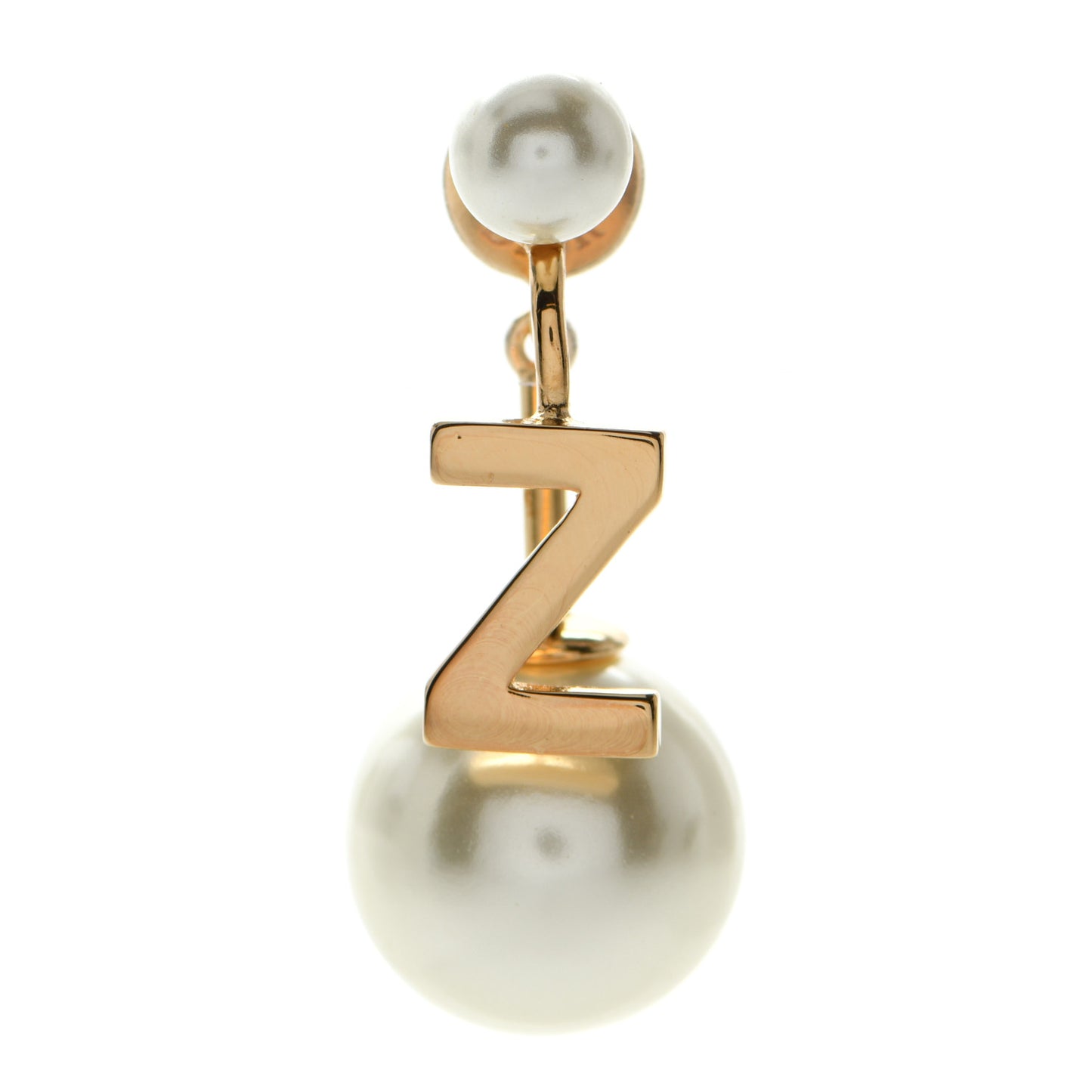 Pearl My ABCDior Z Tribale Earring Gold