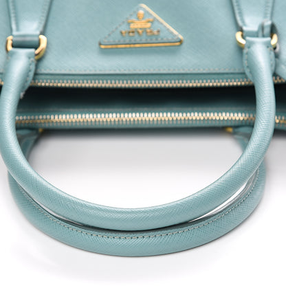 Prada Saffiano Small Galleria Double Zip Tote Anice 16 of 17