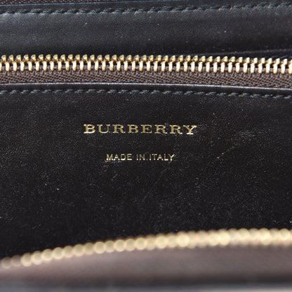 Burberry Haymarket Check Large Ziggy Zip Around Wallet Chocolate 6 of 6