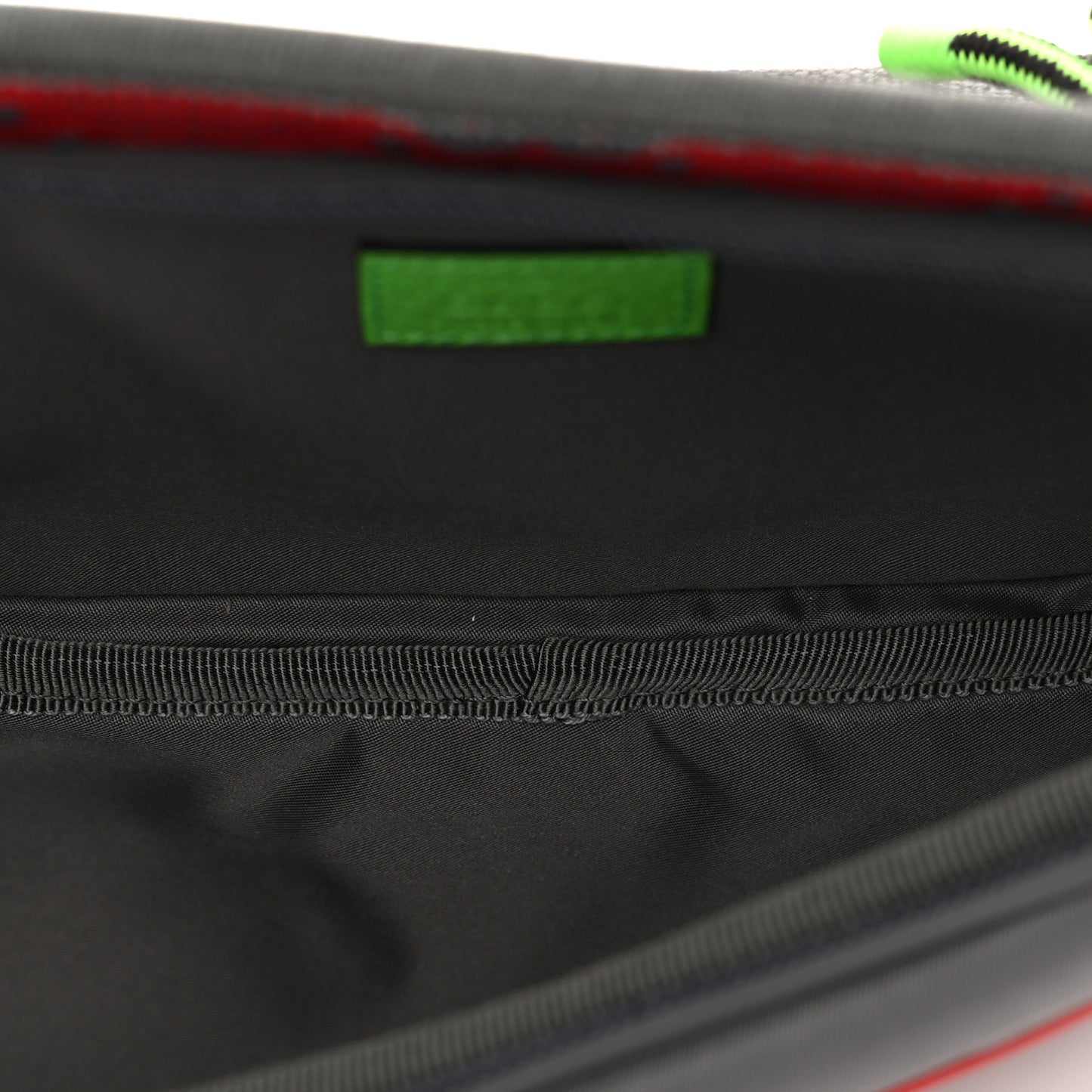 Jersey GG Monogram All Over Sporty Belt Bag Green Grey Multicolor