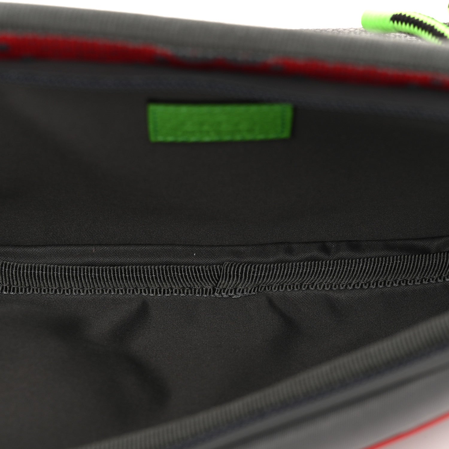 Gucci Jersey GG Monogram All Over Sporty Belt Bag Green Grey Multicolor 5 of 10