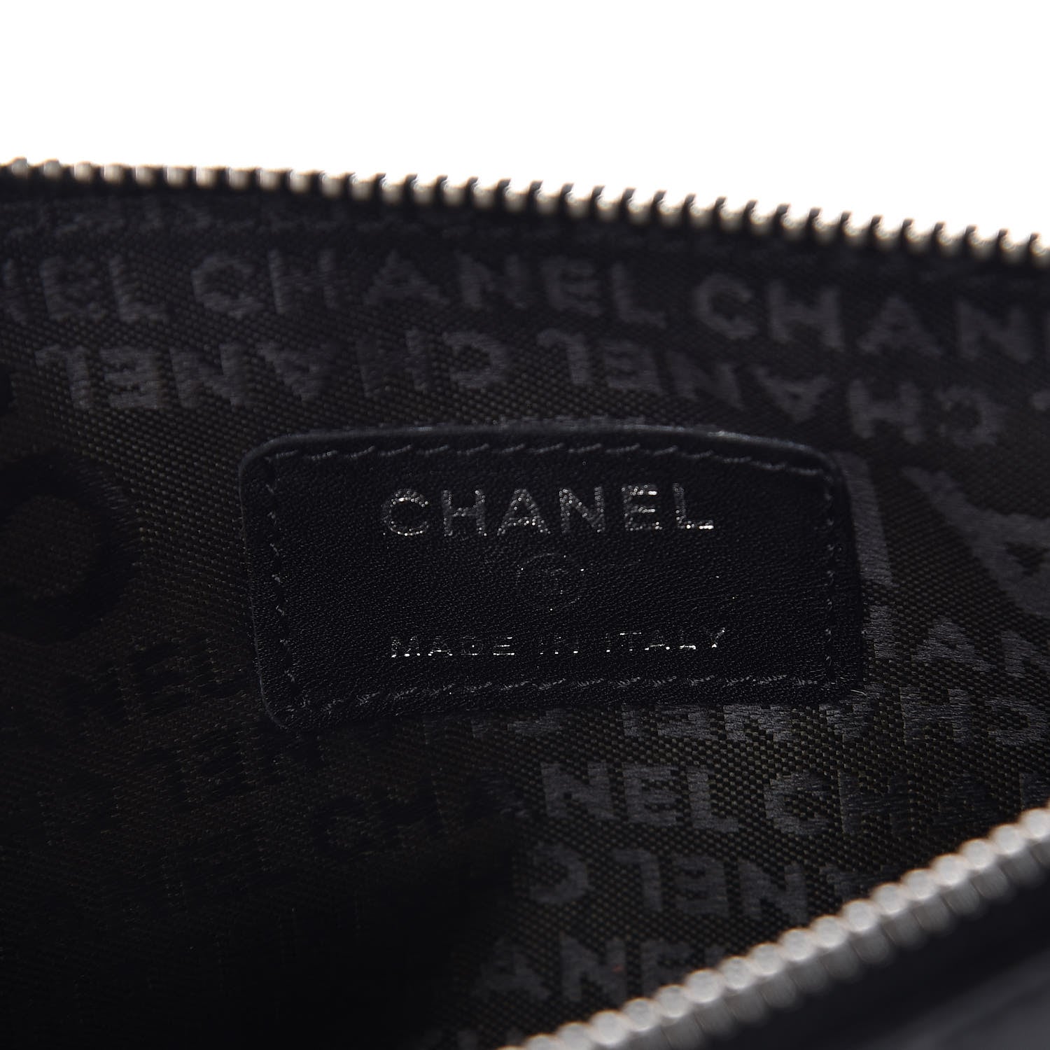 Chanel Lambskin Precious Symbols Pochette Black 6 of 9