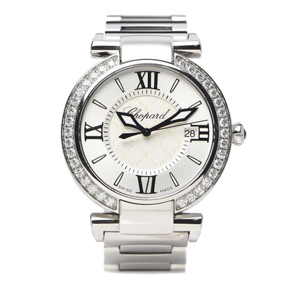 Chopard Stainless Steel Diamond Bezel Mother of Pearl 36mm Imperiale Quartz Watch 1 of 7